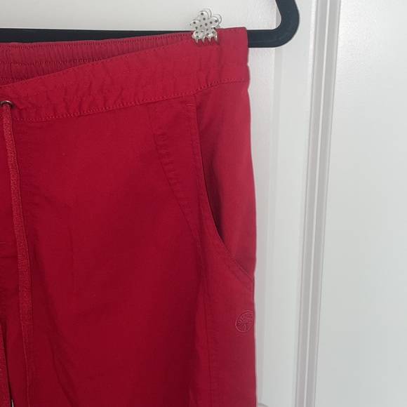 Lightly worn red scrub pants - Picture 2 of 4